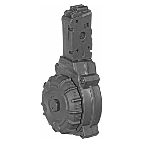 ProMag Industries Drum Magazine, 9MM, 50 Rounds, Fits SIG MPX, Polymer, Black