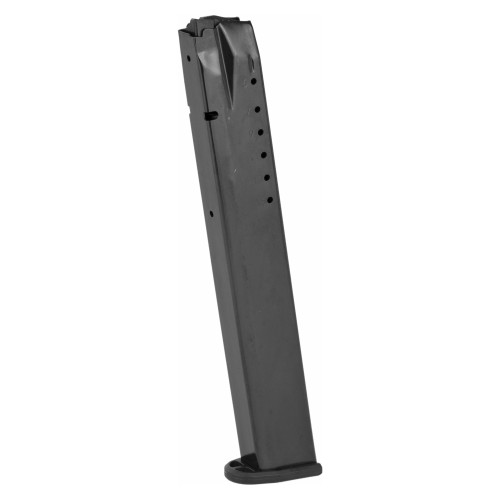 ProMag Industries Magazine, 40 S&W, 25 Rounds, Fits Smith & Wesson SD40, Steel, Blued Finish