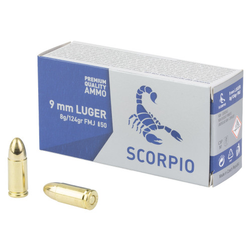 STV Technology Ammo - 9MM, 124Gr, Full Metal Jacket, 50-Round Box