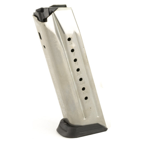 Ruger Magazine, 9MM, 17 Rounds, Fits Ruger American, Stainless Steel, Silver, Will Fit PC9 w/ a Ruger American Pistol Well Insert Installed (Not Included)
