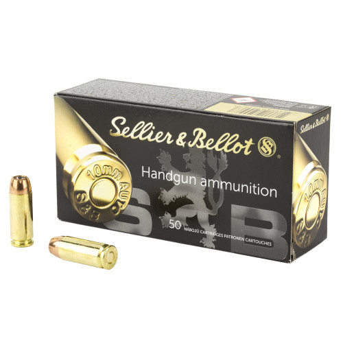 Sellier & Bellot Pistol - 10MM, 180Gr, Hollow Point, 50-Round Box