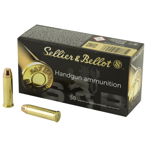 Sellier & Bellot Pistol - 357 Magnum, 158Gr, Full Metal Jacket, 50-Round Box