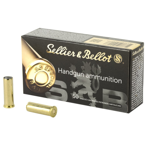 Sellier & Bellot Pistol - 38 Special, 148Gr, Lead Wadcutter, 50-Round Box