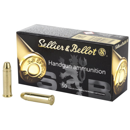 Sellier & Bellot Pistol - 38 Special, 158Gr, Full Metal Jacket, 50-Round Box