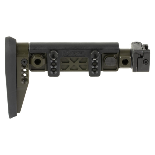 Midwest Industries Alpha - Stock, 1913 Picatinny Rail, Olive Drab Green