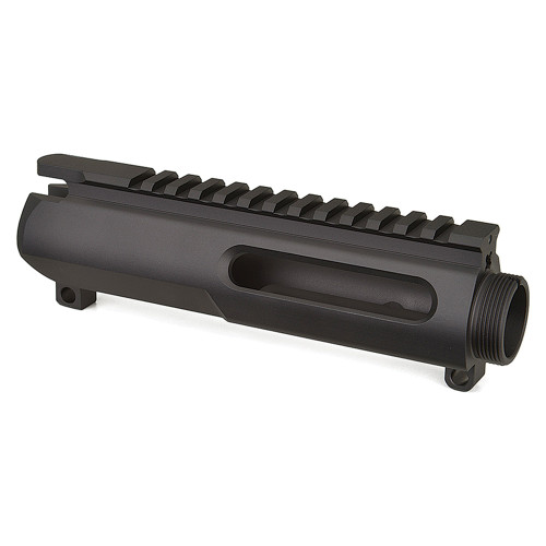 Nordic Components NC15 Extruded Stripped Upper, Fits AR15, Black Finish, Upper Receiver Eliminates Dust Cover and Forward Assist, Compatible with Milspec BCGs/Charging Handles/Barrels/Most Handguards, Flat Top Picatinny Rail, 7029-T6 Aluminum, Weight