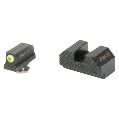 Night Fision Optics Ready Stealth - Sight, Fits Glock 43X MOS, Black