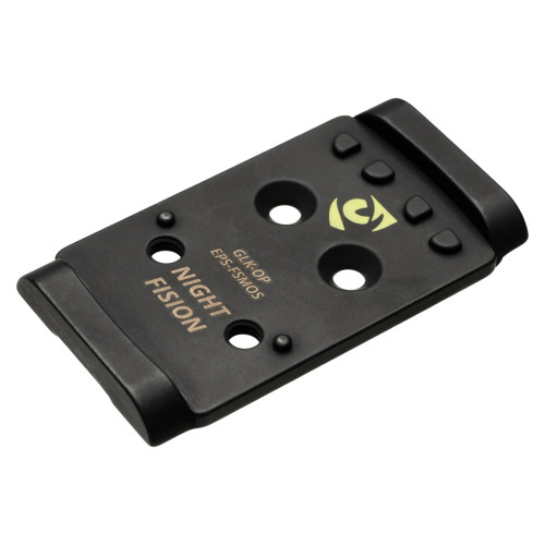 Night Fision Pistol Optic Plate - Mount, Fits Glock 17/19 MOS, Black