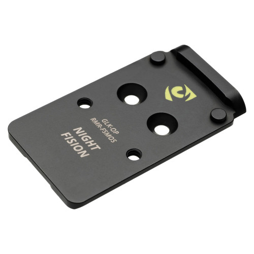 Night Fision Pistol Optic Plate - Mount, Fits Glock 17/19 MOS, Black
