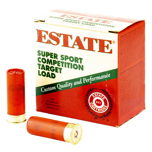 Federal Estate - 12 Gauge 2.75", #8, Shot, 25-Round Box, Super Sport, 1 oz