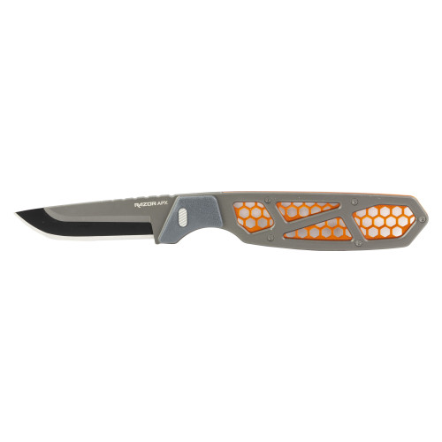 Outdoor Edge Razor APX - Fixed Blade Knife, Plain, 2.5", Black