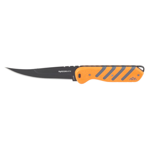 Outdoor Edge Razor HTX - Fixed Blade Knife, Plain, 3.5", Black, Gray