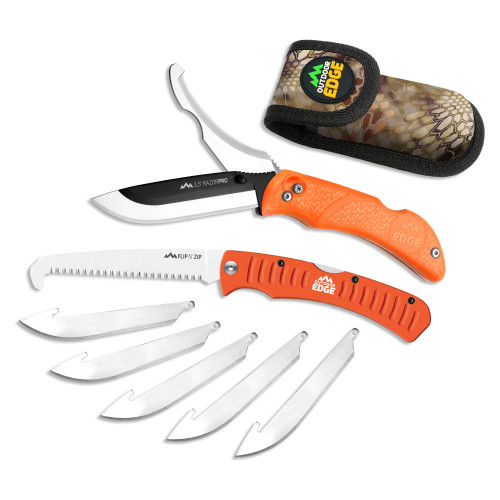 Outdoor Edge RazorPro - Kit, Plain, 8", Black, Orange