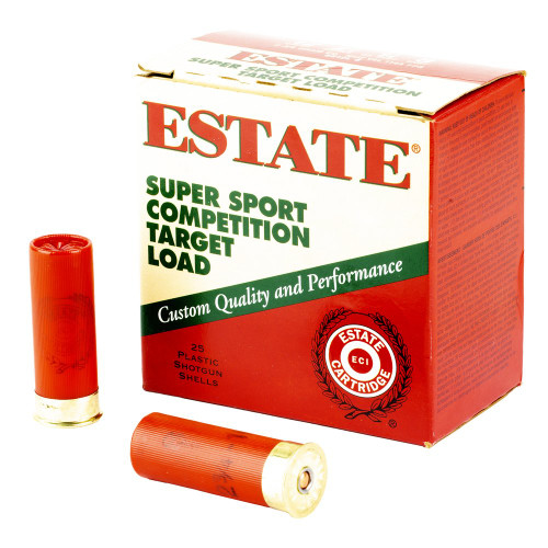 Federal Estate - 12 Gauge 2.75", #8, Shot, 25-Round Box, 1-1/8 oz