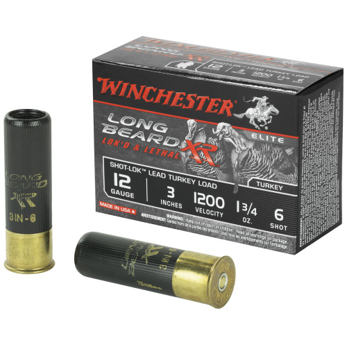 Winchester Ammunition Long Beard XR - 12 Gauge 3", #6, Shotshell, 10-Round Box