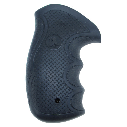 Pachmayr Diamond Pro Grip - Revolver Grip, S&W K/L Round Butt, Black