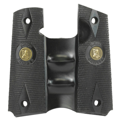 Pachmayr Grip - Grip Panel, Colt 1911, Black