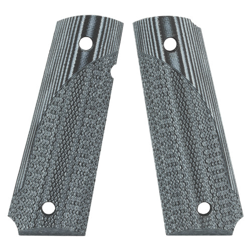 Pachmayr G10 Material, Fits Full Size 1911, Gray/Black