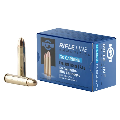 Prvi Partizan Standard Rifle - 30 Carbine, 110Gr, Full Metal Jacket, 50-Round Box