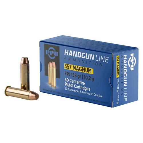 Prvi Partizan Handgun Defense - 357 Magnum, 158Gr, Hollow Point, 50-Round Box