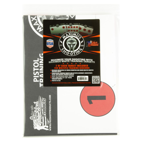 Pro-Shot Products Maximus White Pistol Training - 23"x35"