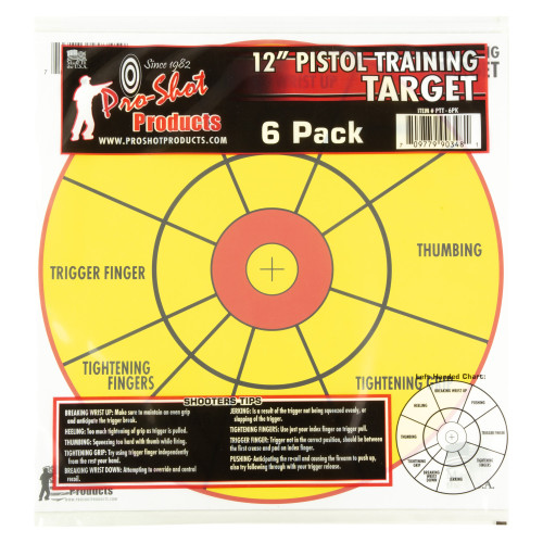 Pro-Shot Products Pistol Training Target - 12"