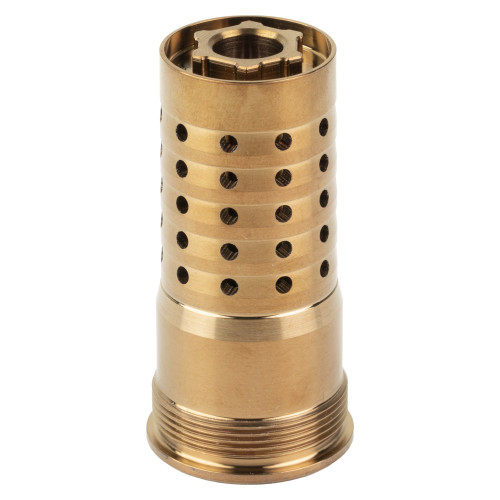 Q Cherry Bomb - Muzzle Brake, 8.6 Blackout, Gold