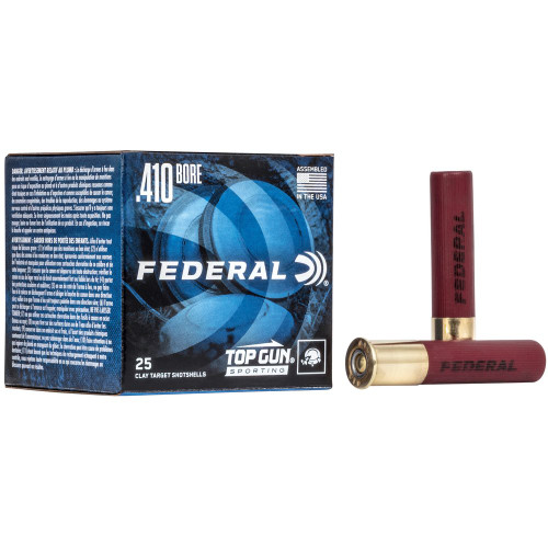 Federal Top Gun - 410 Bore 2.5", #7.5, Partition, 25-Round Box