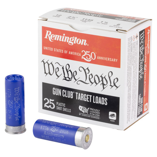 Remington Gun Club - 12 Gauge 2.75", #8, Lead, 25-Round Box