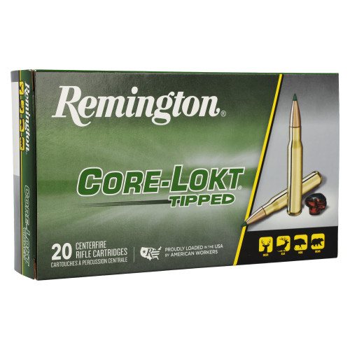 Remington Core Lokt Tipped - 7MM-08, 140Gr, Polymer Tip, 20-Round Box