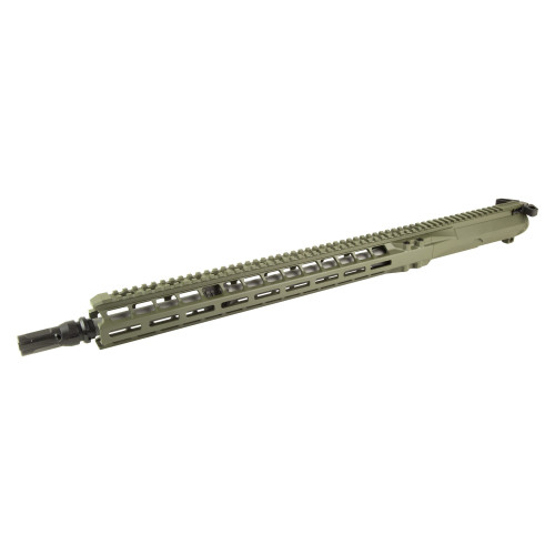 Radian Weapons Complete Upper, 223 Wylde, 17.5" Barrel, 1:8 Twist, Dead Air KeyMo Flash Hider, Intermediate Length Gas, 17" MLOK Handguard, Radian Raptor-SD Charging Handle, Radian Enhanced Bolt Carrier Group, Cerakote Finish, Olive Drab Green, Fits 