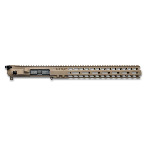 Radian Weapons Upper/Handguard Set, Cerakote Finish, Flat Dark Earth, Fits AR-15, Includes 14" MLOK Handguard, Radian Raptor-SD Charging Handle