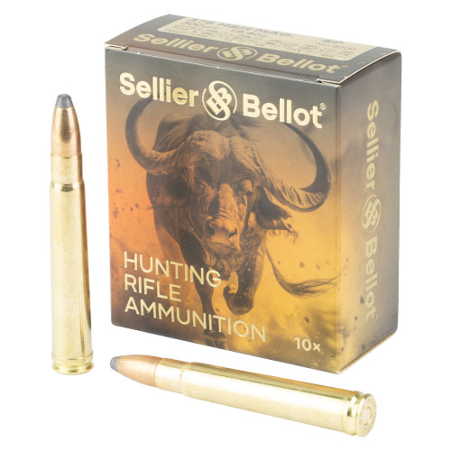 Sellier & Bellot Rifle - 375 H&H, 300Gr, Soft Point, 10-Round Box