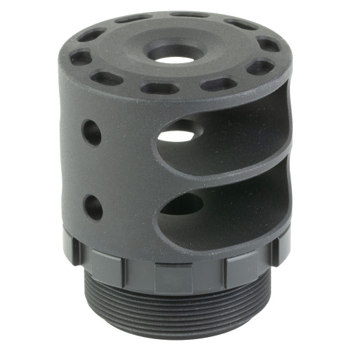 SilencerCo Bravo - Muzzle Brake, 30 Caliber, Scythe Ti, Scythe STM, Omega and Hybrid 46, Black