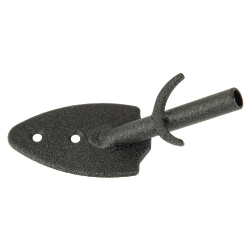 Skull Hooker Flush Wall Mount - Black