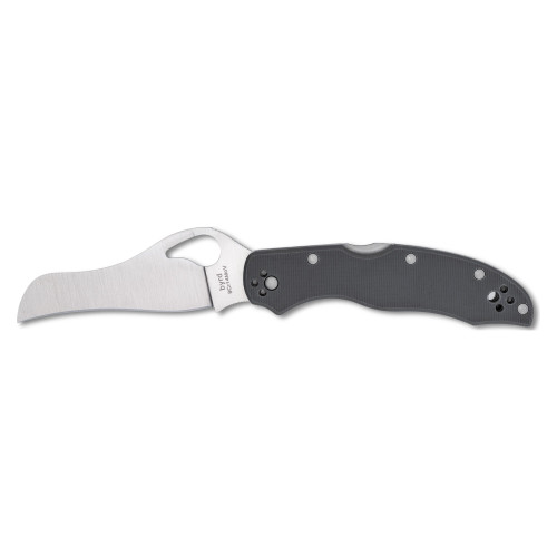 Spyderco Gooney - Folding Knife, Plain, 3.46", Silver