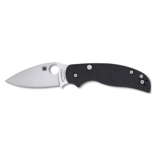 Spyderco Sage 6 - Folding Knife, Plain, 3", Silver