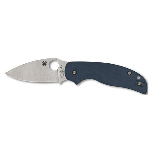 Spyderco Sage 5 - Folding Knife, Plain, 3", Silver