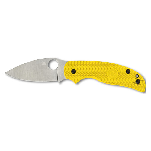 Spyderco Sage 5 Salt - Folding Knife, Plain, 3", Silver