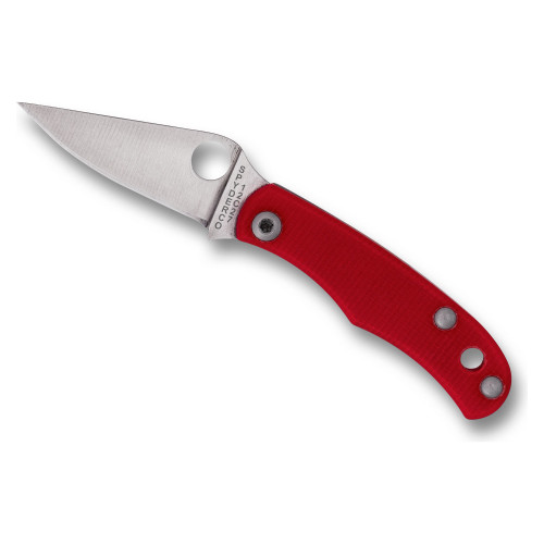 Spyderco BUG - Folding Knife, Plain, 1.27", Silver