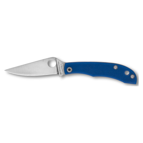 Spyderco HONEYBEE - Folding Knife, Plain, 1.68", Silver