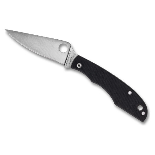 Spyderco GRASSHOPPER - Folding Knife, Plain, 2.3", Silver