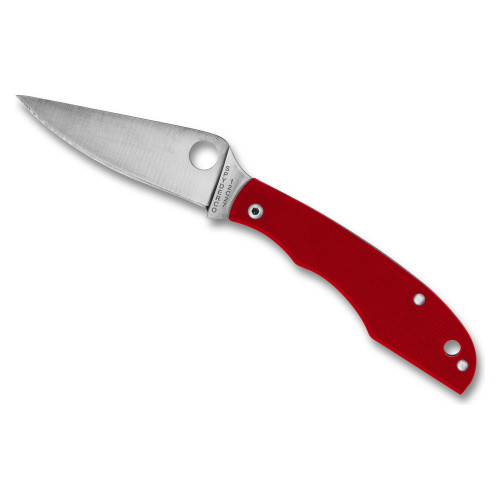 Spyderco GRASSHOPPER - Folding Knife, Plain, 2.3", Silver