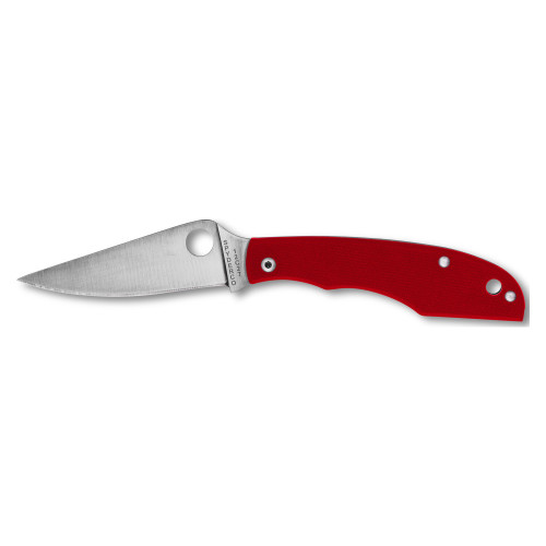 Spyderco GRASSHOPPER - Folding Knife, Plain, 2.3", Silver