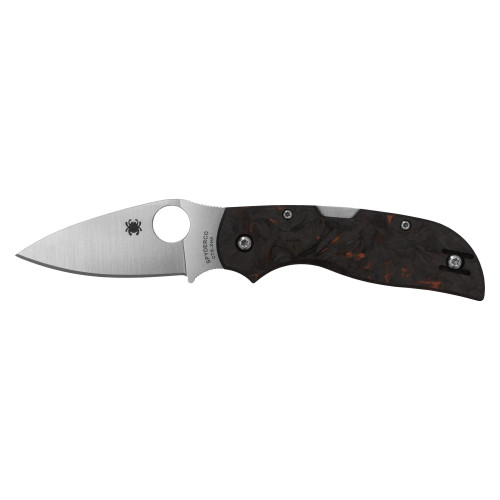Spyderco Chaparral - Folding Knife, Plain, 2.8", Silver
