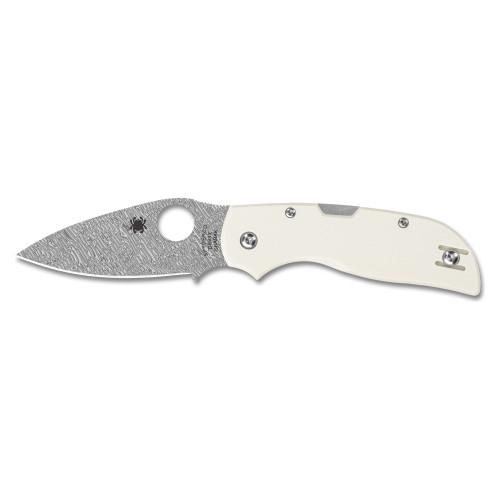 Spyderco Chaparral - Folding Knife, Plain, 2.8", Silver