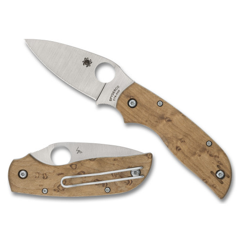 Spyderco Chaparral SlipIt - Folding Knife, Plain, 2.77", Silver