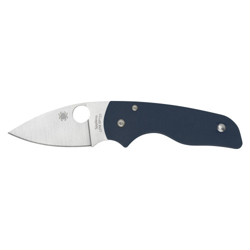 Spyderco Lil Native - Folding Knife, Plain, 2.42", Silver