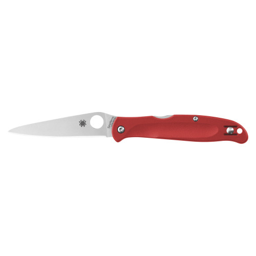 Spyderco Charisma - Folding Knife, Plain, 2.98", Silver