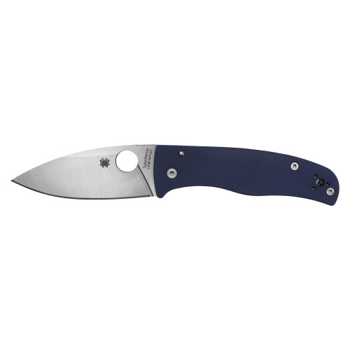 Spyderco Bodacious - Folding Knife, Plain, 3.63", Silver